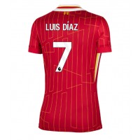 Liverpool Luis Diaz #7 Replica Home Shirt Ladies 2024-25 Short Sleeve